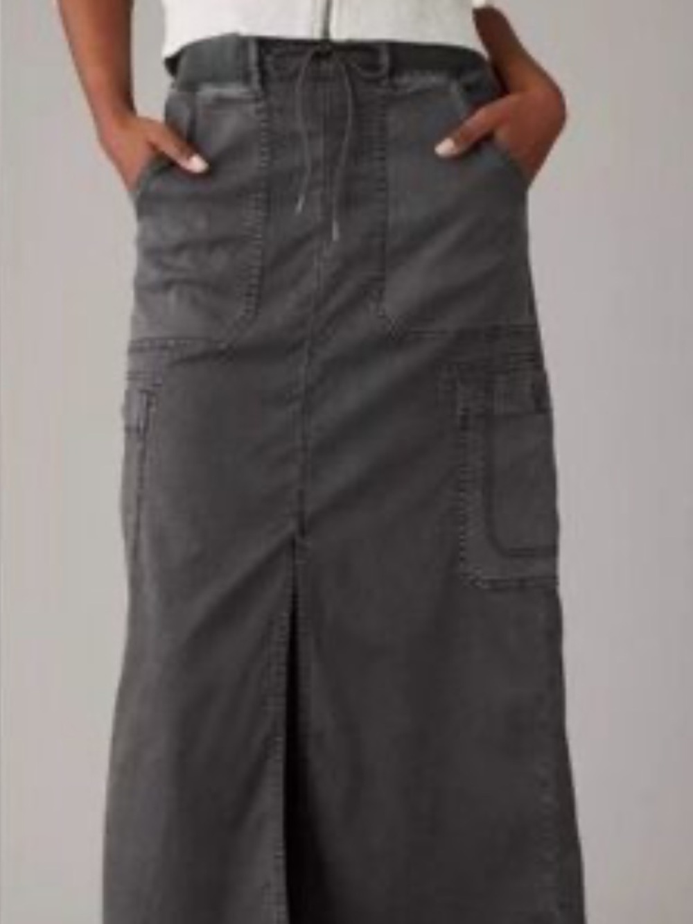 American Eagle - Cargo Dreamy Drape Skirt